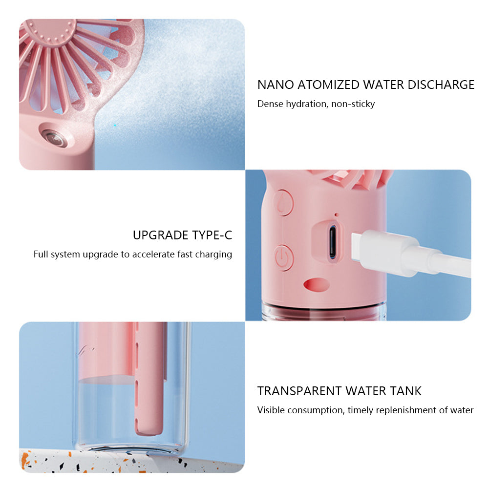 Handheld Mini Air Conditioner Humidifier Mist Cooler | Kalsten