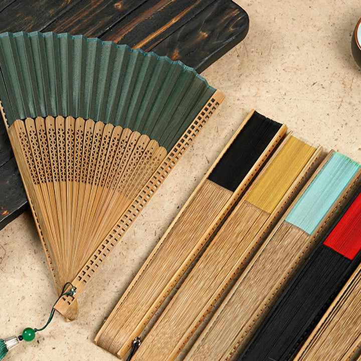 Kalsten | Hand fan made of bamboo silk
