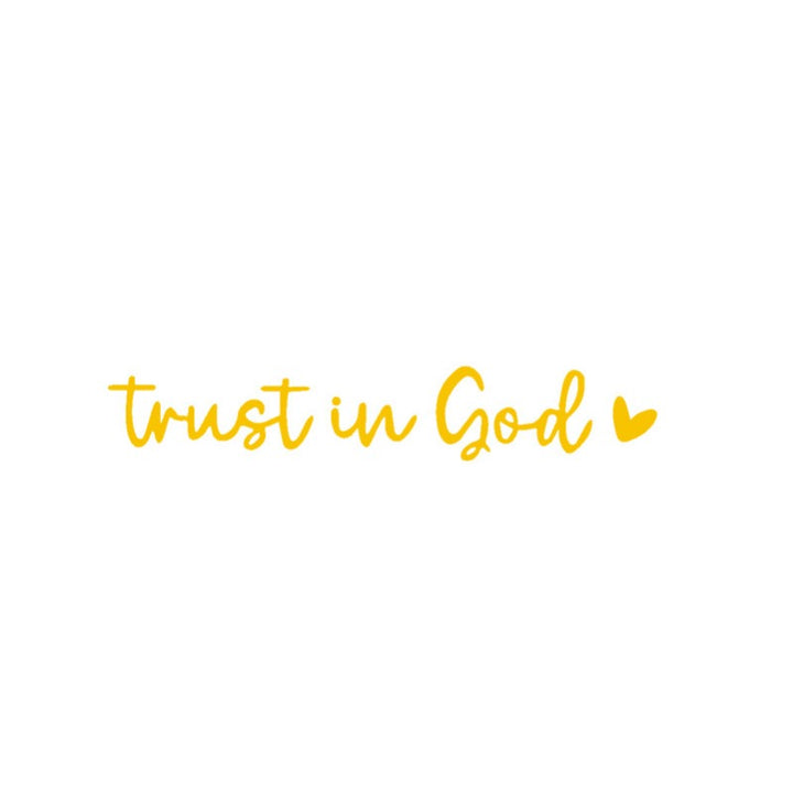 Kalsten | “Trust in God” Rear-View Mirror Decal