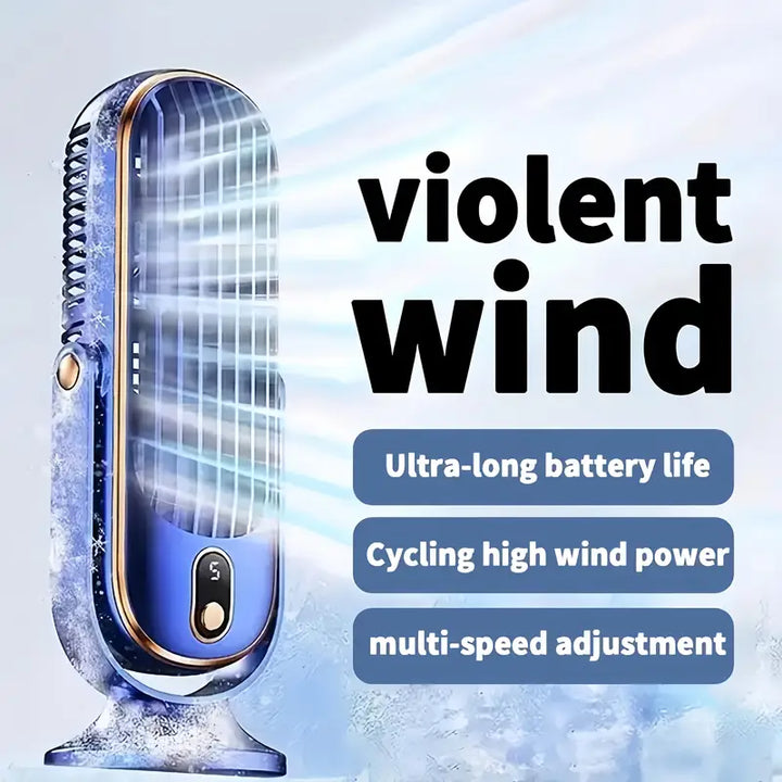 Portable Mini Air Conditioner with USB Charging – 5 Speeds & 720° Rotation | Kalsten