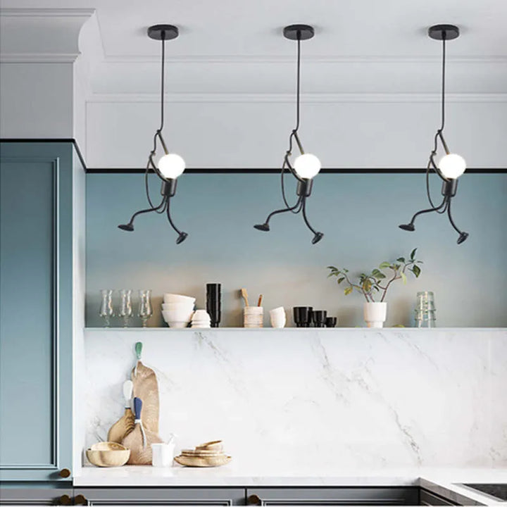 Modern Metal Pendant Ceiling Light Kalsten