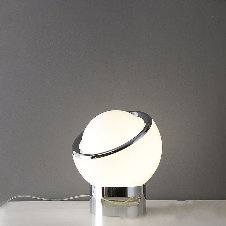 Elegant Bauhaus Table Lamp made of Opal Glass | Kalsten