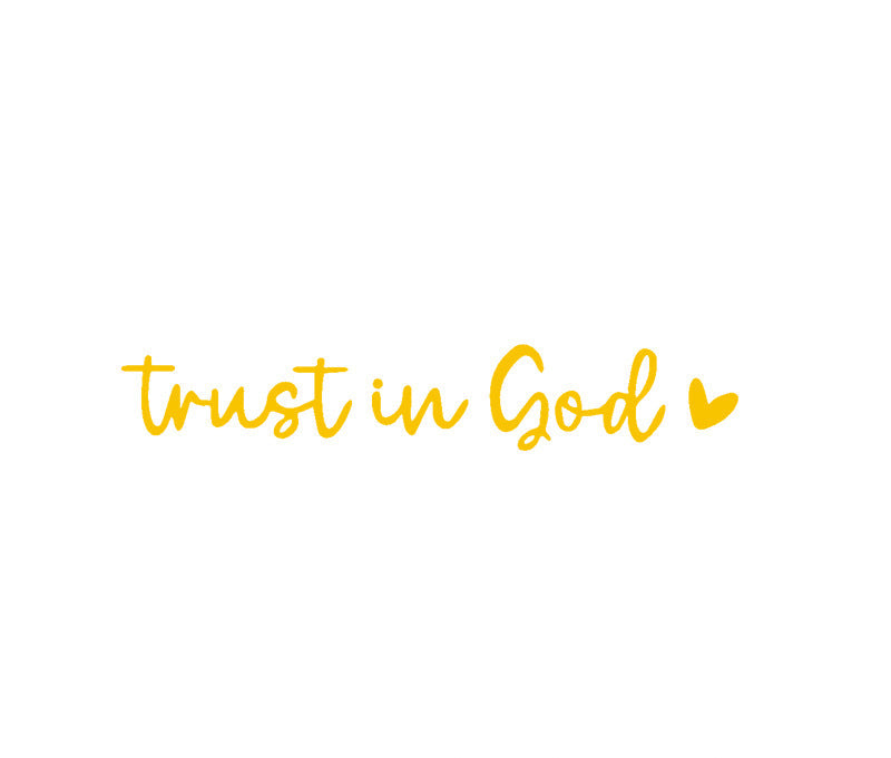 Kalsten | “Trust in God” Rear-View Mirror Decal