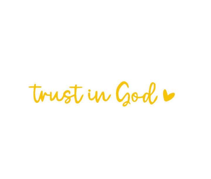 Kalsten | “Trust in God” Rear-View Mirror Decal