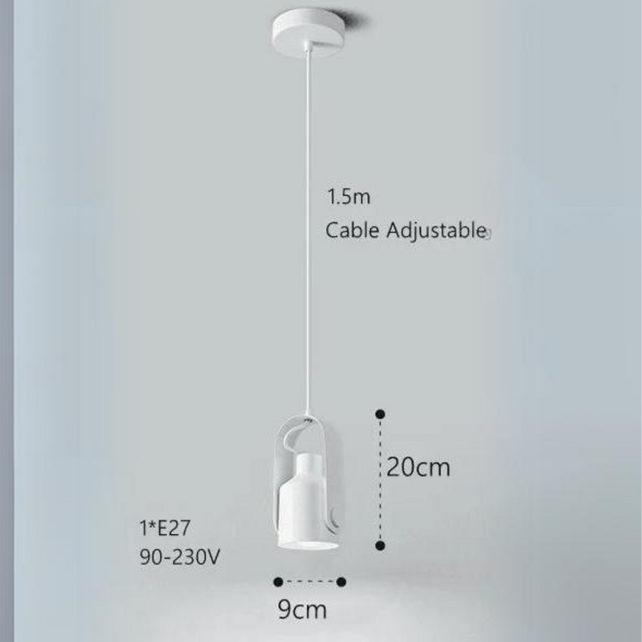 Modern Pendant Lamp With Adjustable Height – Minimalist Design Kalsten