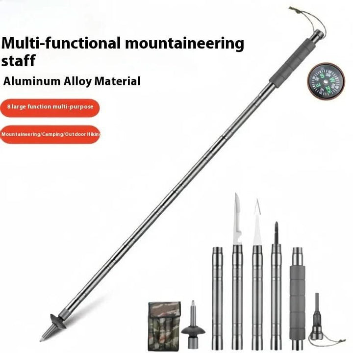 Kalsten | Tactical hiking pole with multi-tool function for outdoor & emergencies