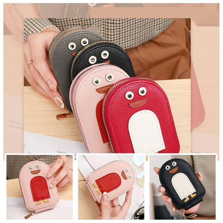 Kalsten | Cute Penguins PU Credit Card Coin Wallet