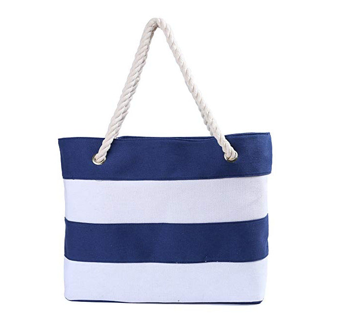Spacious beach bag with maritime look Kalsten