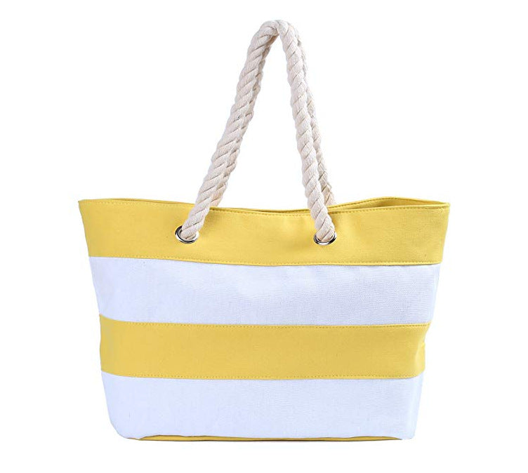 Spacious beach bag with maritime look Kalsten