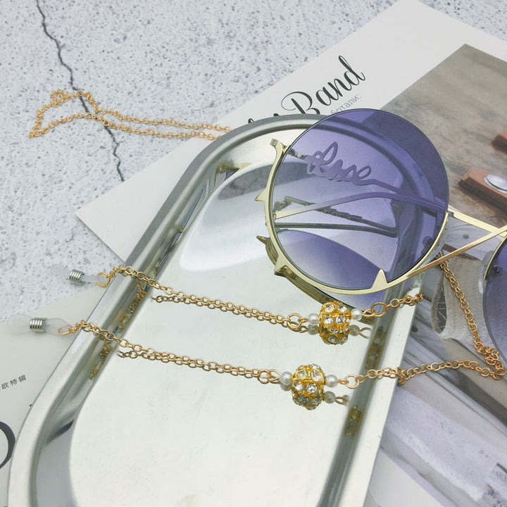 Elegant Silver Chain Eyewear Chain Kalsten