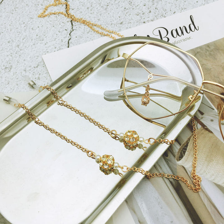 Elegant Silver Chain Eyewear Chain Kalsten