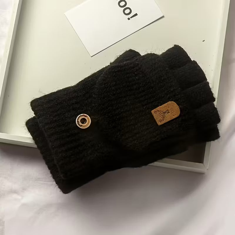 Kalsten | Men's WinterPro Fingerless Gloves – Thick, Warm and Comfortable