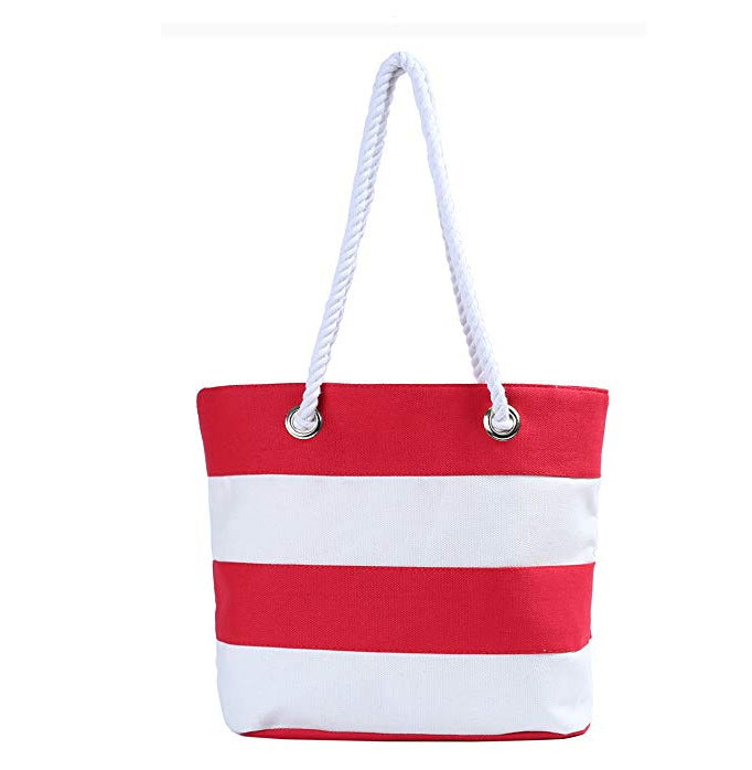 Spacious beach bag with maritime look Kalsten