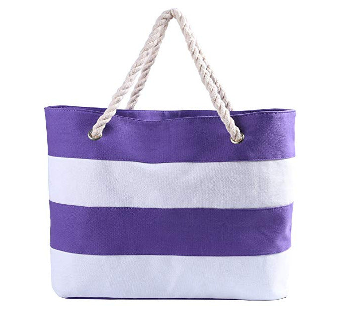 Spacious beach bag with maritime look Kalsten