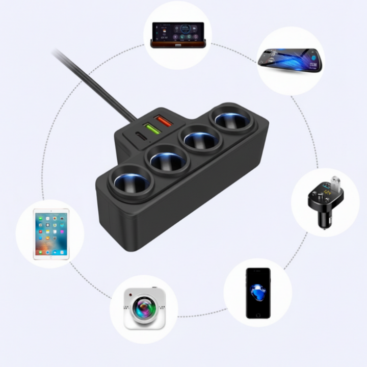 VoltMaxx 7-in-1 PowerHub — Charge all devices simultaneously and stay safely and stress-free connected at all times | Kalsten