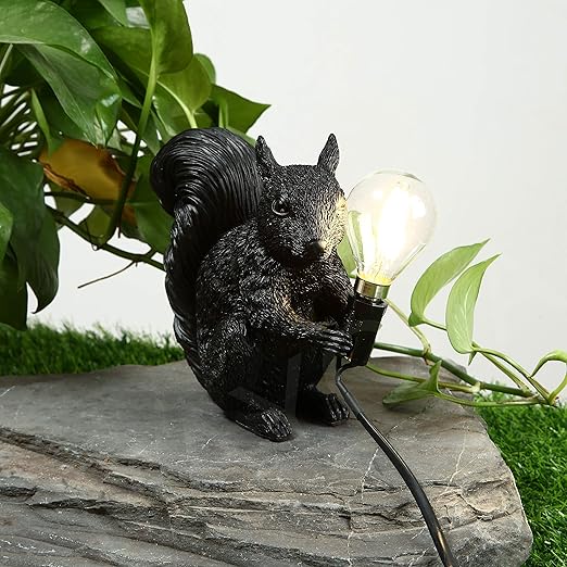 Squirrel Resin LED Animal Table Lamp Kalsten