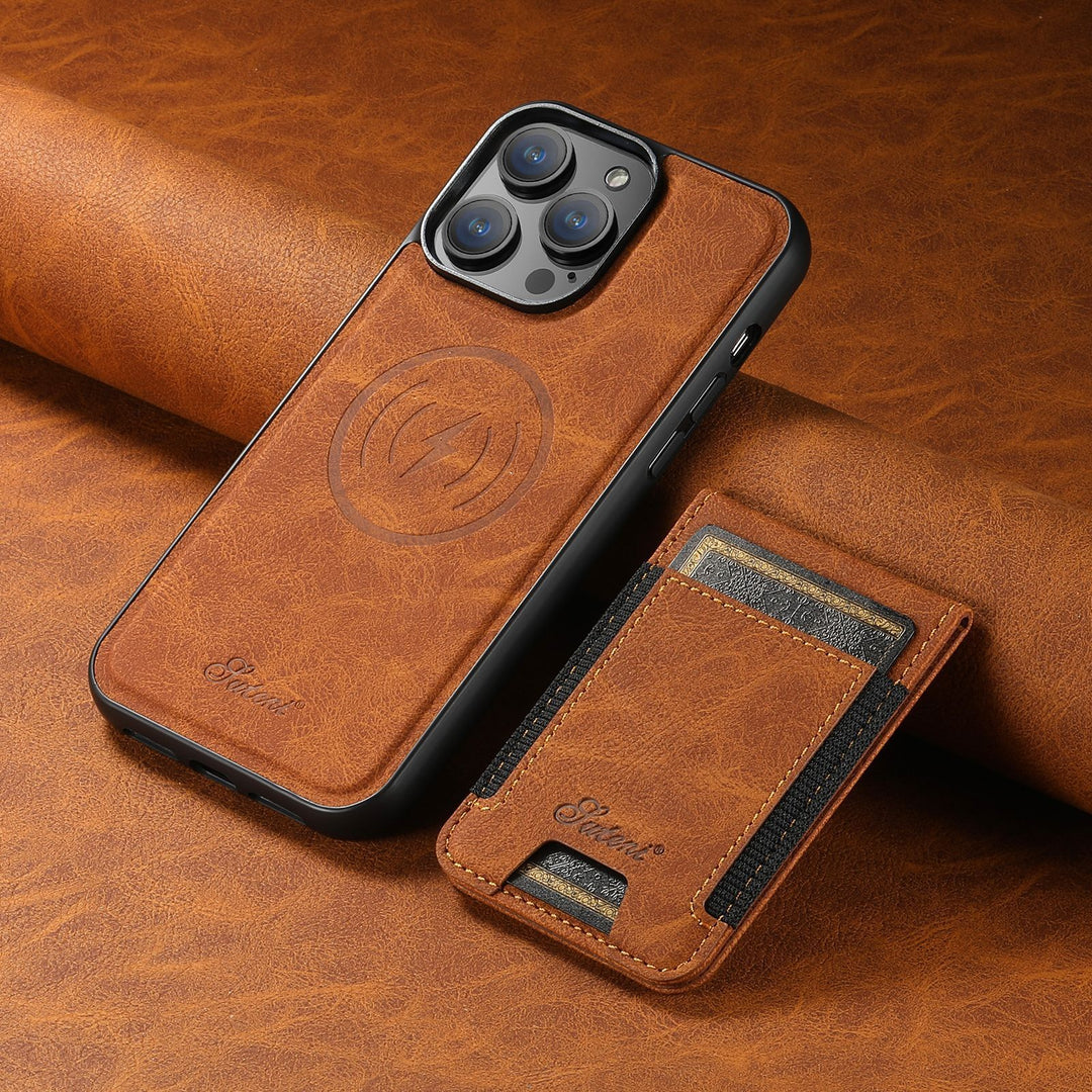 Kalsten | Leather phone case with card holder and MagSafe compatibility