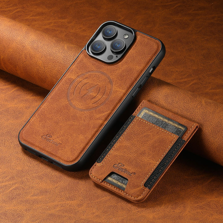 Kalsten | Leather phone case with card holder and MagSafe compatibility
