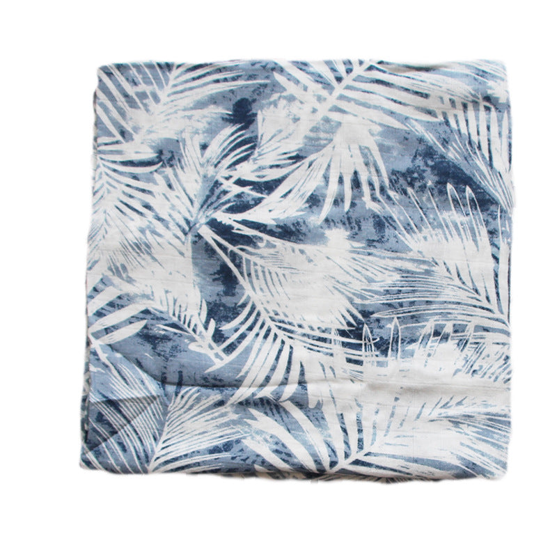 Organic Cotton Dinosaur Print Muslin Swaddle kalsten