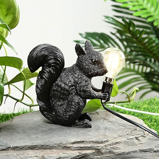 Kalsten | SquirrelGlow LED Table Lamp | Cute Design & Warm Light for Kids/Room