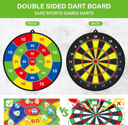 Large double-sided Dartboard for children – Play, Learn, and Relax