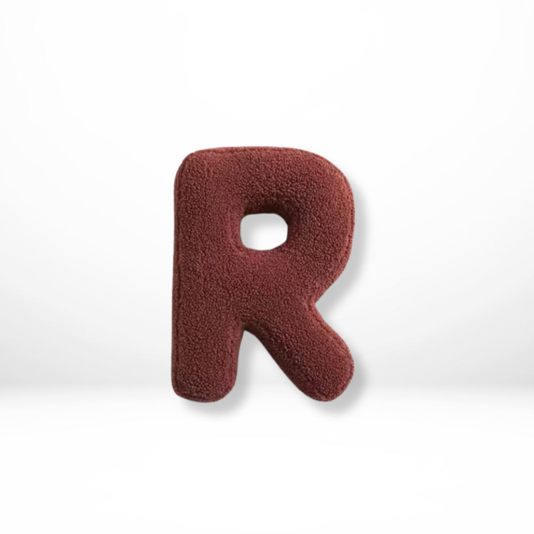 Kalsten | Velvet Alphabet Decorative Cushion With Letters A To Z