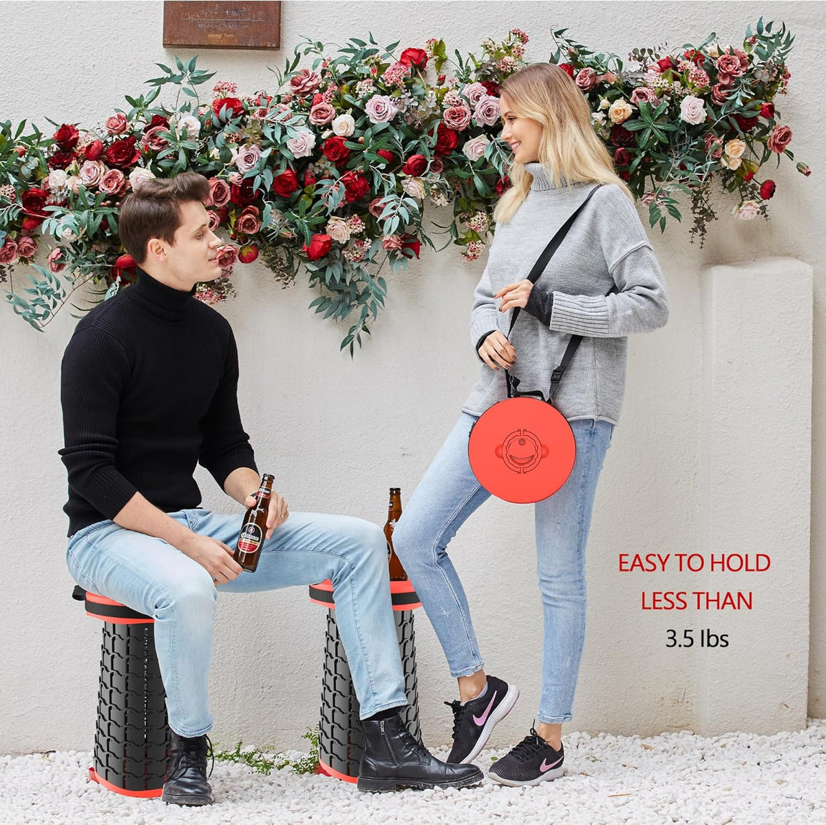 BowLift | Collapsible Stool with Cushion – SitMax