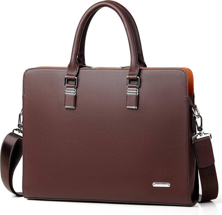 Genuine Leather Multi-Compartment Business Briefcase for Professionals | Kalsten