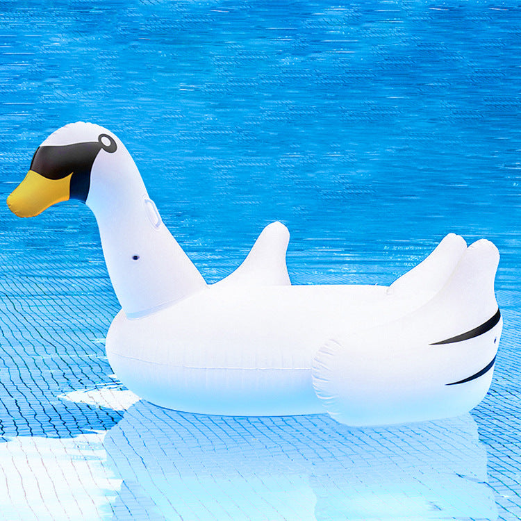 Unisex inflatable swim toy in elegant swan shape Kalsten
