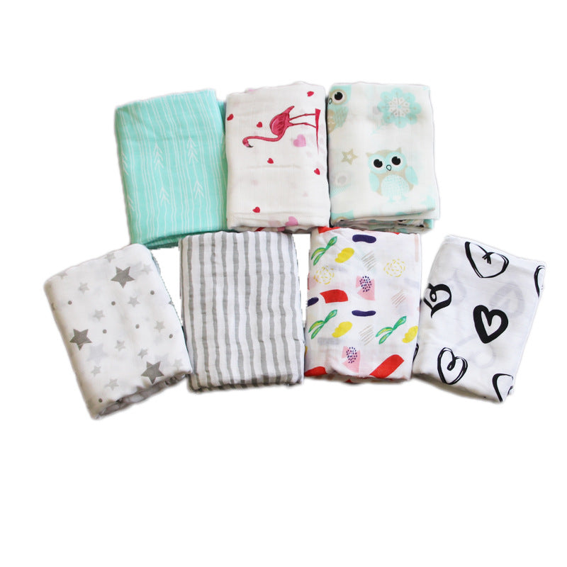 Organic Cotton Dinosaur Print Muslin Swaddle kalsten