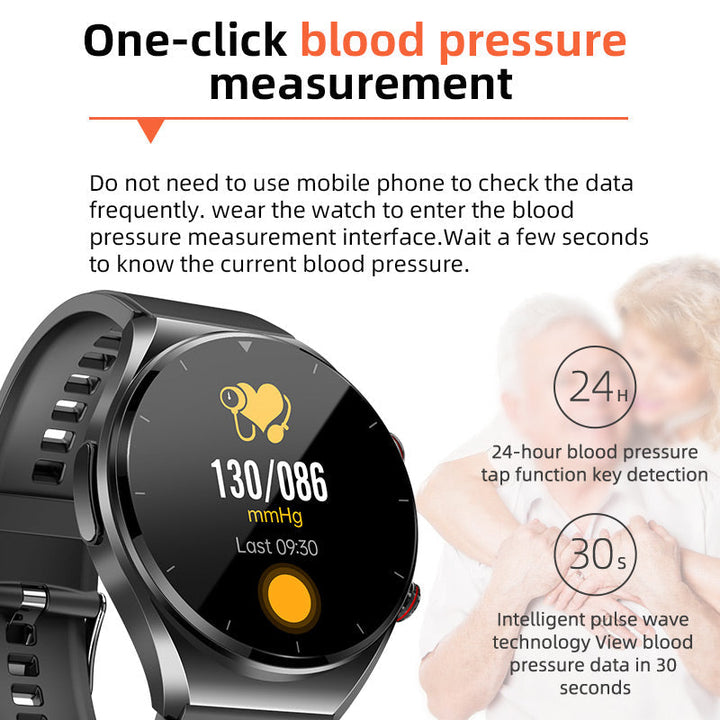 Kalsten | One-Click Blood Sugar|Blood Glucose Blood Pressure ECG|ECG HRV Heart Rate Monitor Health Smart Watch