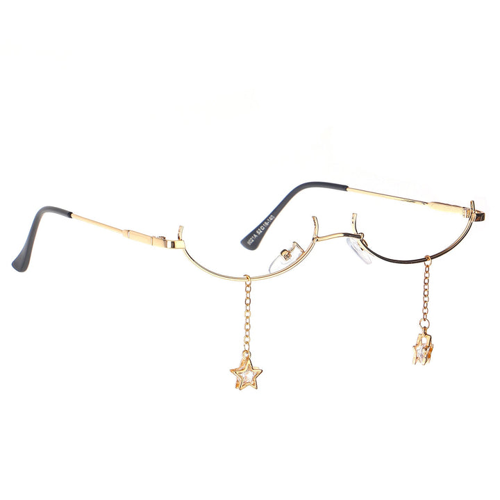 Decorative Star-Accented Eyewear Chain Kalsten