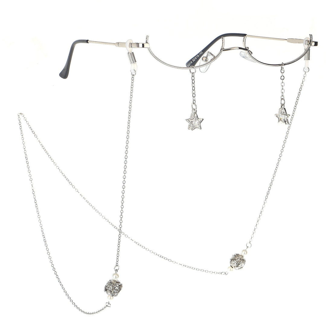 Decorative Star-Accented Eyewear Chain Kalsten