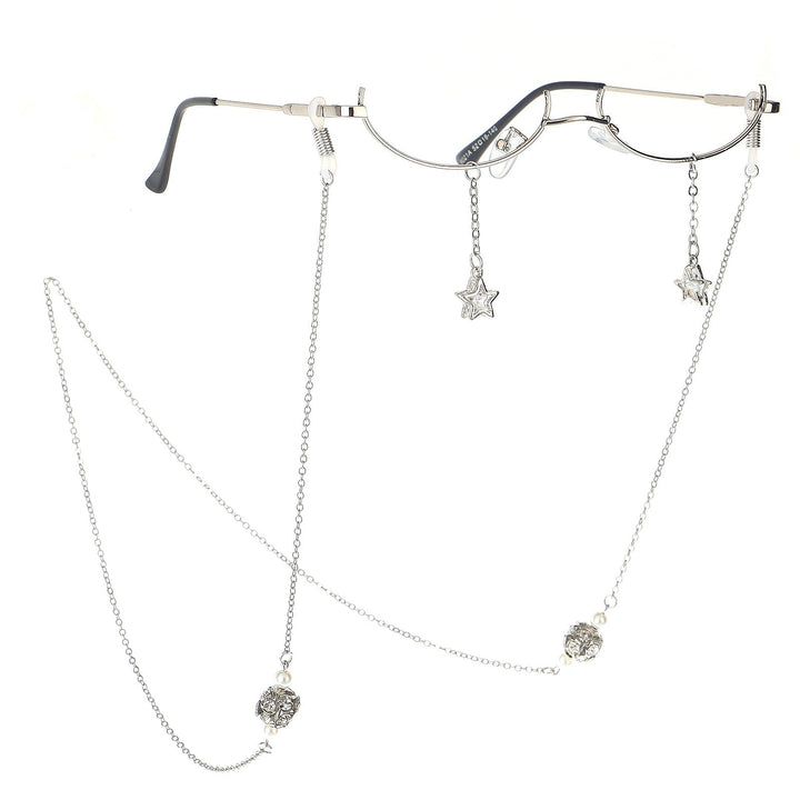 Decorative Star-Accented Eyewear Chain Kalsten