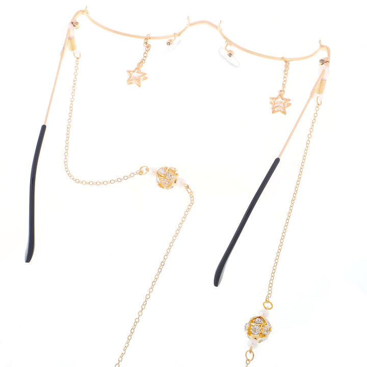 Decorative Star-Accented Eyewear Chain Kalsten