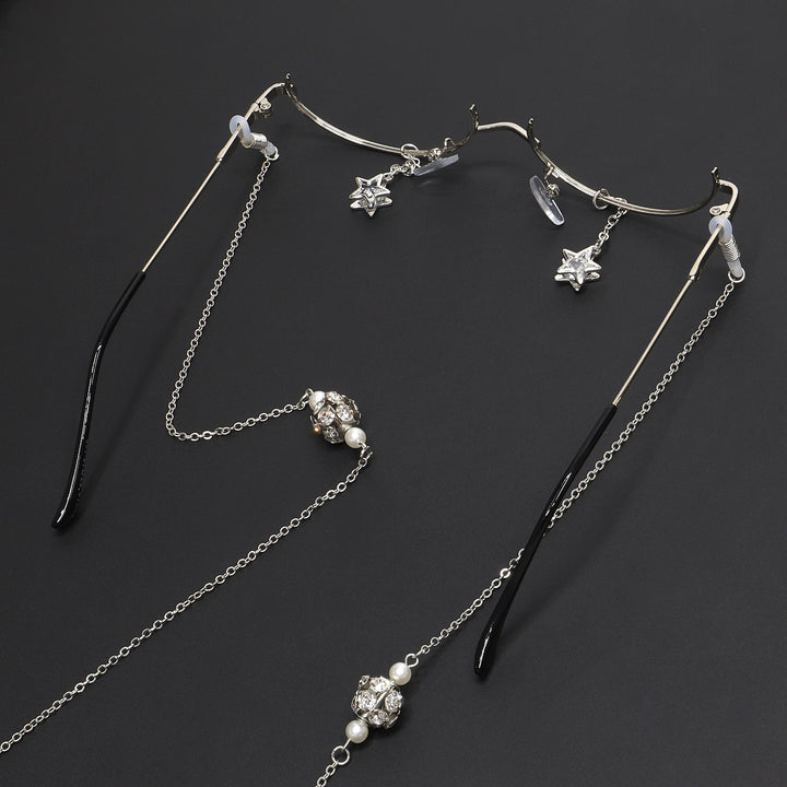 Decorative Star-Accented Eyewear Chain Kalsten