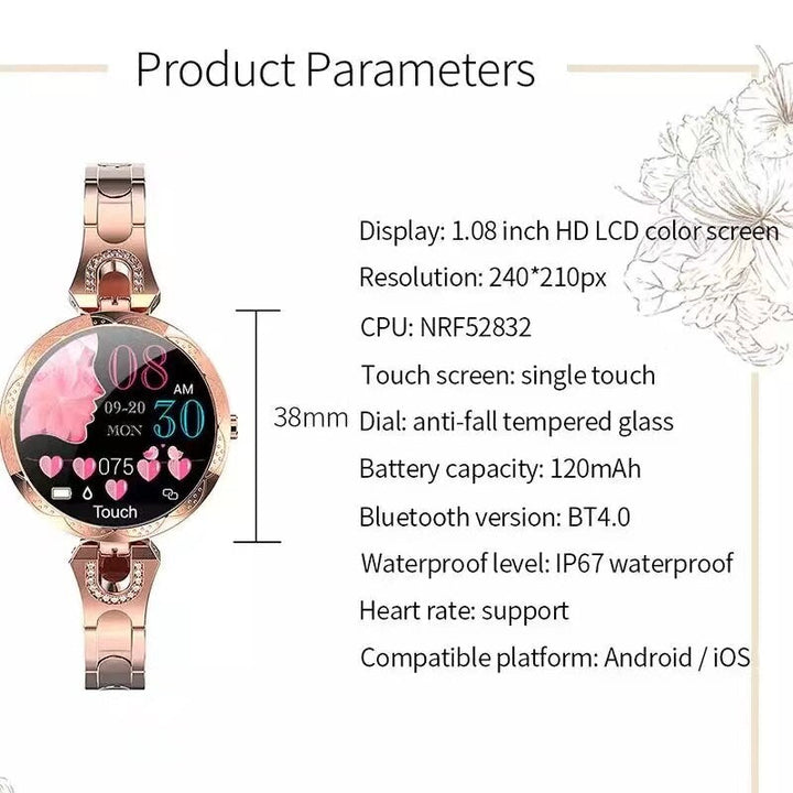 Noxord | AquaFit Women’s Waterproof Fitness Smartwatch