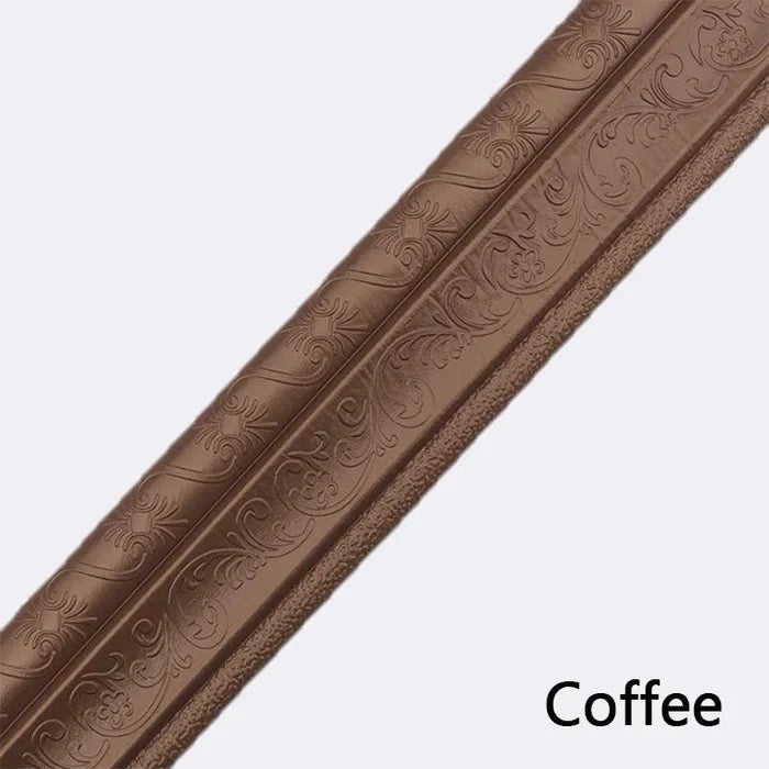 3D-wall trim - self-adhesive, environmentally protective 3D-wall trim with environmental protection