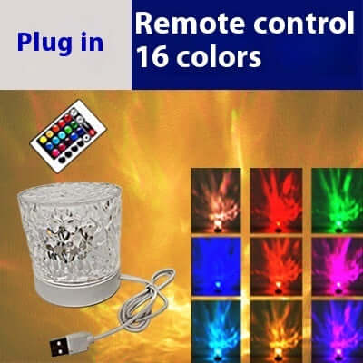 Bedroom Audio Water Ripple Ambience High-grade Starry Sky Projection Night Light | Kalsten