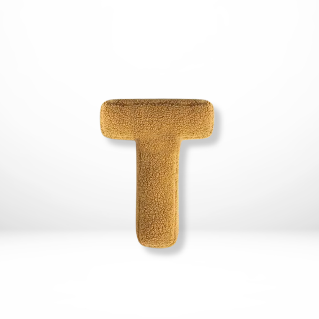 Kalsten | Velvet Alphabet Decorative Cushion With Letters A To Z