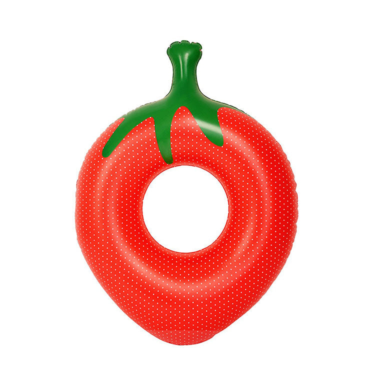Unisex Inflatable Strawberry Pool Ring Kalsten