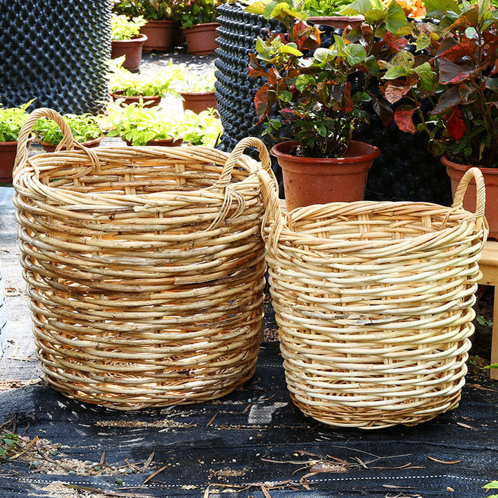 Unisex storage basket made of handwoven material Kalsten