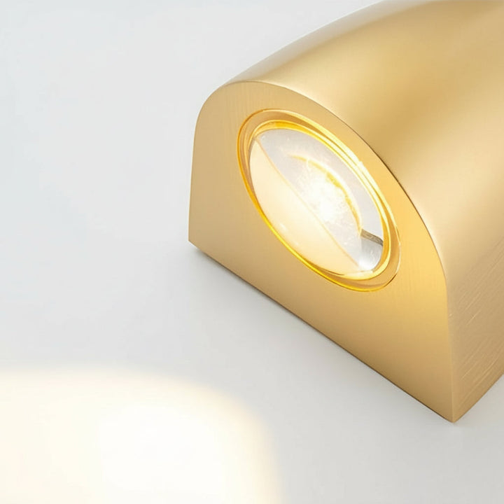 Modern Electroplated LED Wall Sconce | Up/Down Waterproof Outdoor Light (9"/14") | Kalsten