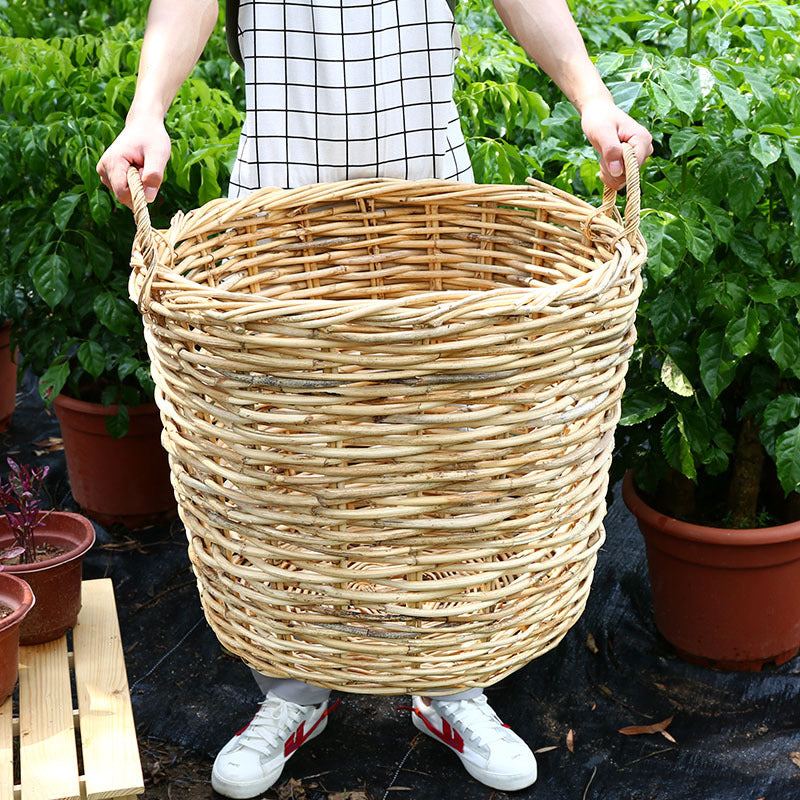 Unisex storage basket made of handwoven material Kalsten