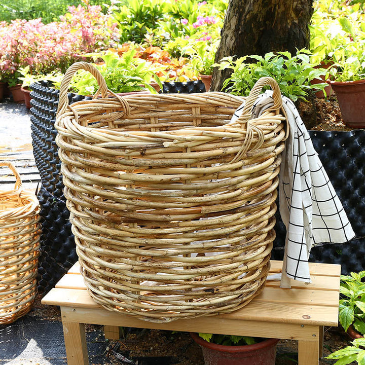 Unisex storage basket made of handwoven material Kalsten