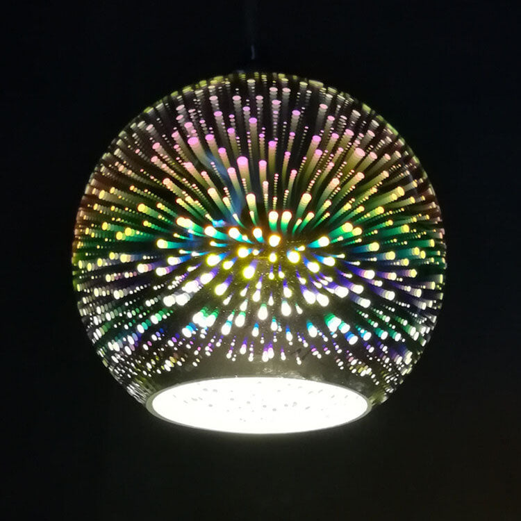 Frendorf | 3D Fireworks Glass Pendant Light | Creative Colored Glass Design