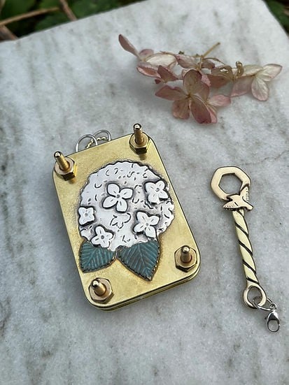 Kalsten | Mini Flower Press | Compact Botanical Keepsake Maker | Portable Craft Tool