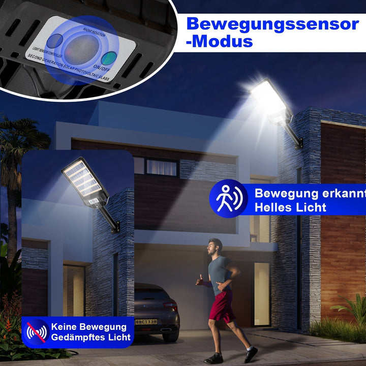 Solar lamp streetlight with motion sensor 300W/400W | Kalsten