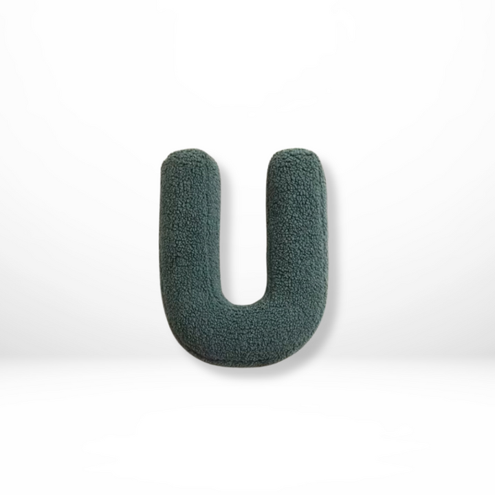 Kalsten | Velvet Alphabet Decorative Cushion With Letters A To Z