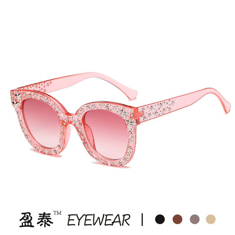 Ladies extravagant Cat-Eye sunglasses with dazzling rhinestone embellishments Kalsten
